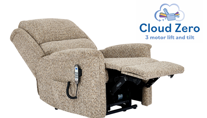 Farndon Standard Cloud Zero Riser Recliner - Reclining Position