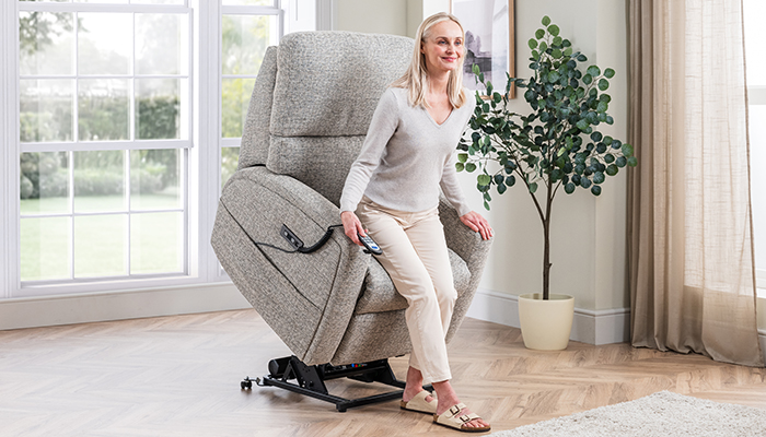 Southwell Petite Size, in raised standing position