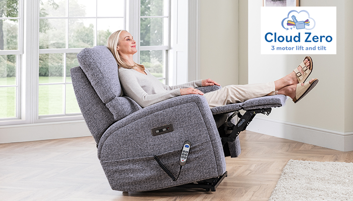 Southwell Grande Size, with footrest fully raised